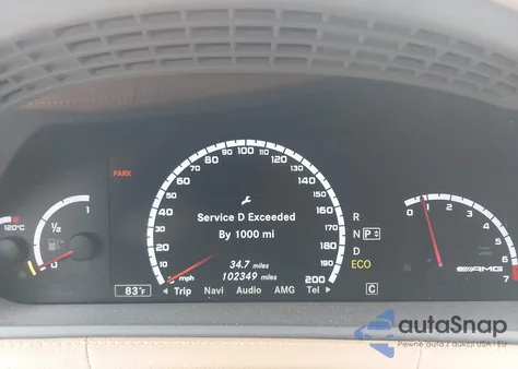 2013 Mercedes-Benz Cl 63 Amg z USA, uszkodzony, nr VIN WDDEJ7EB9DA030691